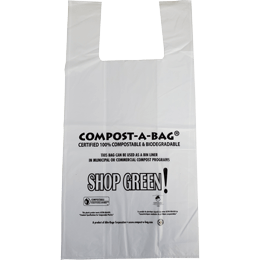 Compostable Shopping T-shirt bags
